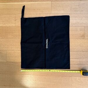 Extra large CHANEL Black Storage Pouch- 20 by 21.5 inches